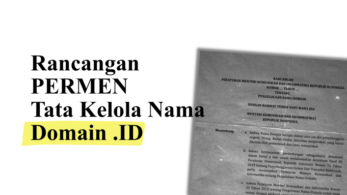 Rancangan PERMEN Tata Kelola Nama Domain.ID