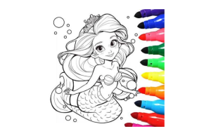 Mermaids coloring pages – SU